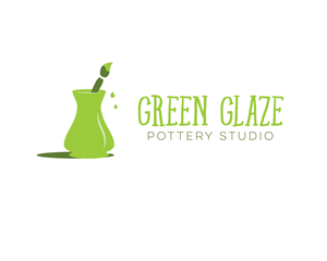 Logo Design by Cherisse for Green Glaze Pottery Studio | Design #6575463