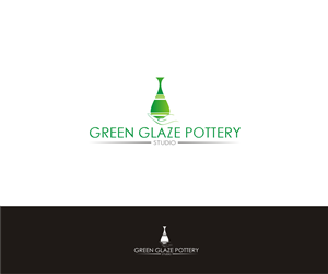 Logo Design by T I K H E - L M W for Green Glaze Pottery Studio | Design: #6520437