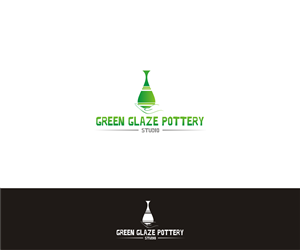 Logo Design by T I K H E - L M W for Green Glaze Pottery Studio | Design: #6543116