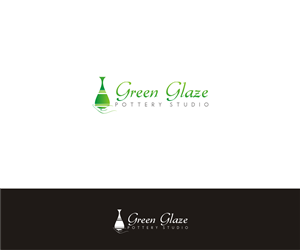 Logo Design by T I K H E - L M W for Green Glaze Pottery Studio | Design: #6547493