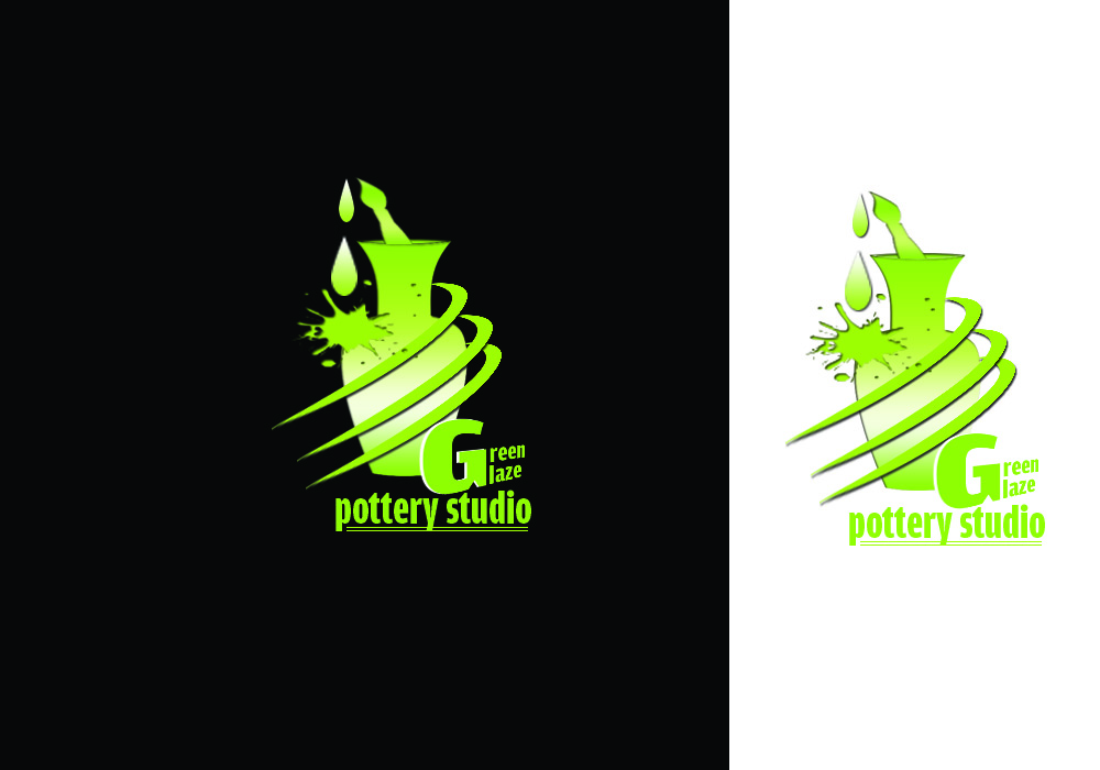 Design de Logo par angelonyamu pour Green Glaze Pottery Studio | Design #6544810