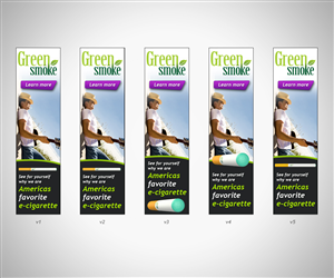 Diseño De Banner Publicitario por neboica para Green Smoke Inc | Diseño: #1715511