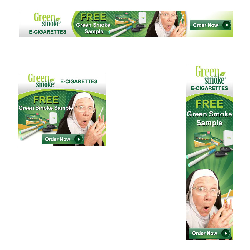 Banner-Design von DesignXyz für Green Smoke Inc | Design #1717361