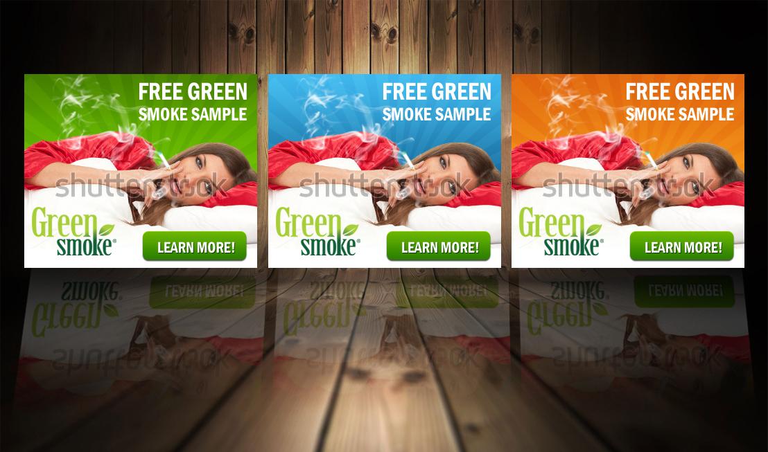 Banner-Design von MeMe Botrous für Green Smoke Inc | Design #1703128
