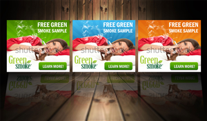 Diseño De Banner Publicitario por MeMe Botrous para Green Smoke Inc | Diseño: #1703128