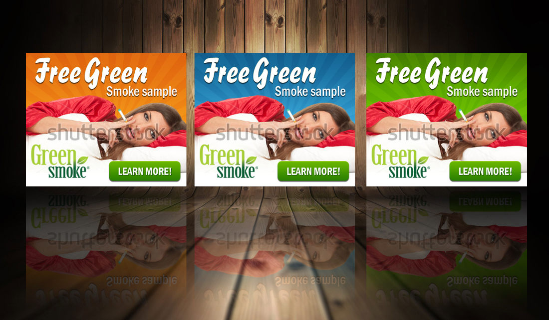 Diseño De Banner Publicitario por MeMe Botrous para Green Smoke Inc | Diseño #1705067
