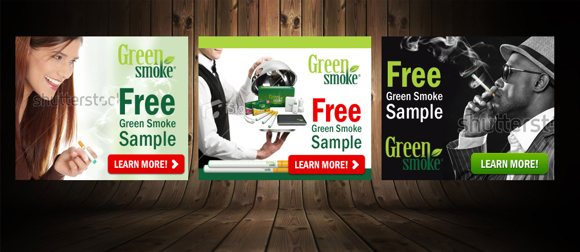 Banner-Design von MeMe Botrous für Green Smoke Inc | Design #1706034
