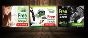 Banner Ad Design by MeMe Botrous for Green Smoke Inc | Design: #1706034