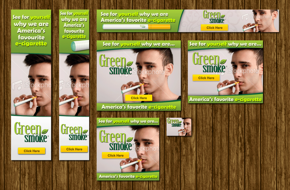 Design de Bannière  par Levardos pour Green Smoke Inc | Design #1713105