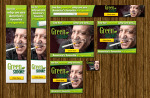 Diseño De Banner Publicitario por Levardos para Green Smoke Inc | Diseño: #1719380