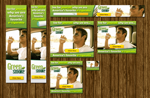 New banner ad wanted for Green Smoke E-Cigarettes | Banner-Design von Levardos