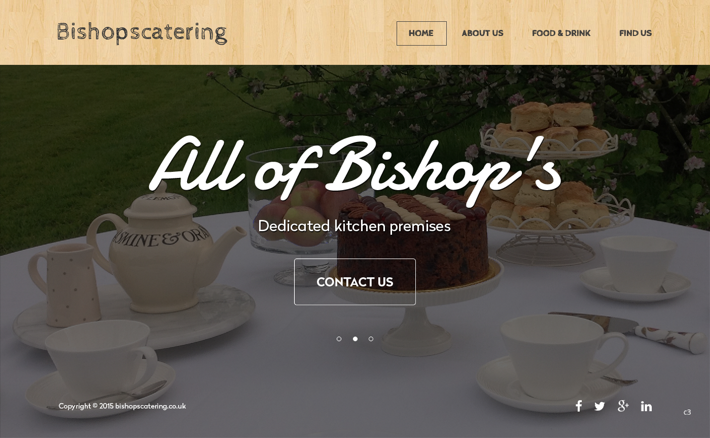 Web-Design von pb für Bishop''s Catering | Design #6514418