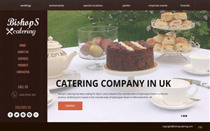 Web-Design von pb für Bishop''s Catering | Design: #6514431