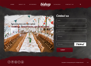 Web-Design von pb für Bishop''s Catering | Design: #6514458