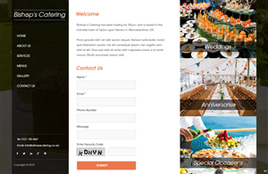Web-Design von pb für Bishop''s Catering | Design: #6514561