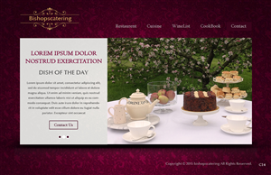 Web-Design von pb für Bishop''s Catering | Design: #6514569
