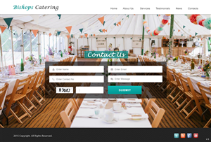 Web-Design von pb für Bishop''s Catering | Design: #6514578