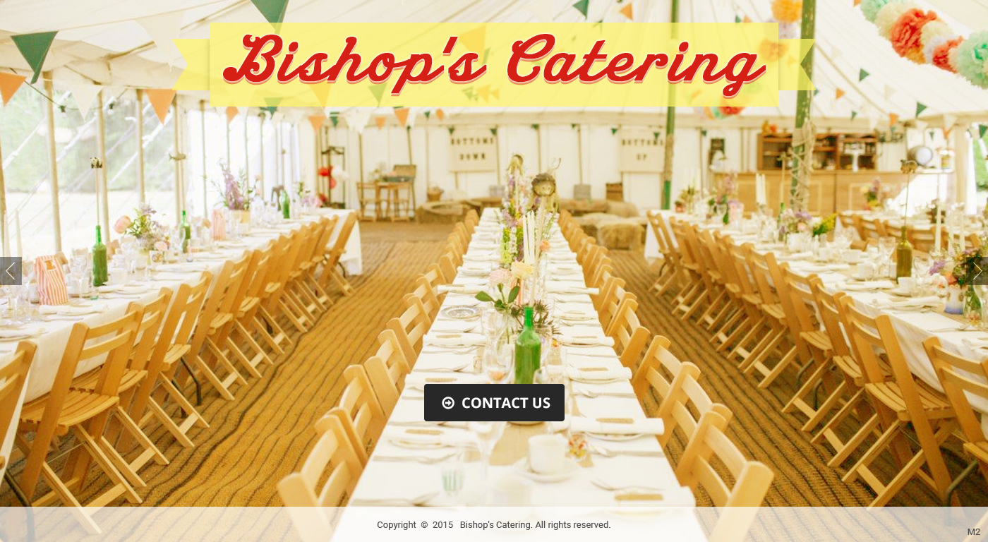 Web Design by pb for Bishop''s Catering | Design #6514595