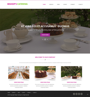 Web-Design von pb für Bishop''s Catering | Design: #6515138