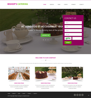Web-Design von pb für Bishop''s Catering | Design: #6515143