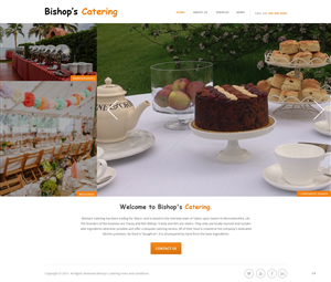 Web-Design von pb für Bishop''s Catering | Design: #6515496