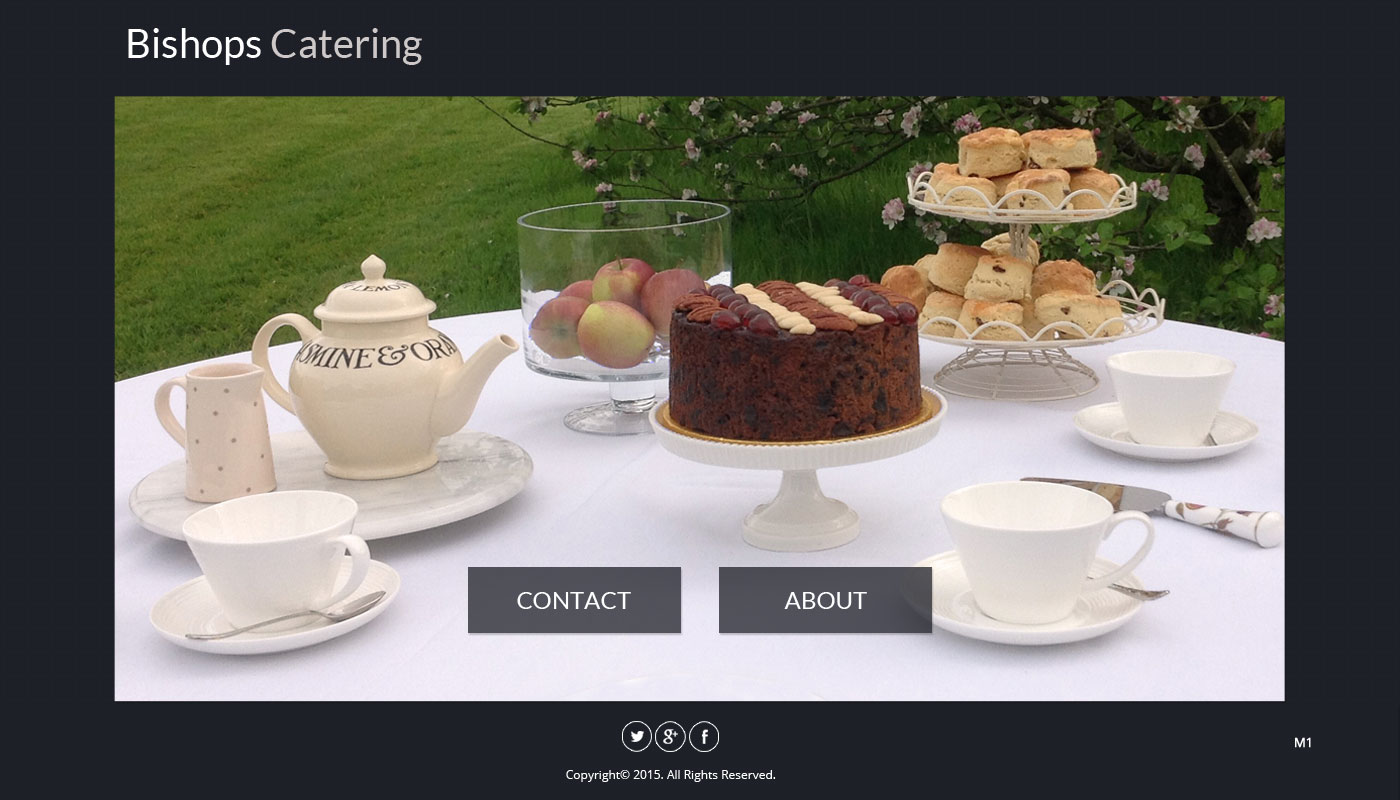 Web Design by pb for Bishop''s Catering | Design #6524266