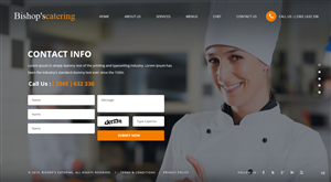 Web-Design von pb für Bishop''s Catering | Design: #6524271