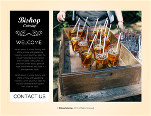 Web-Design von rightway für Bishop''s Catering | Design: #6595110