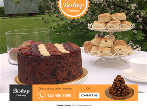 Web-Design von rightway für Bishop''s Catering | Design: #6595124
