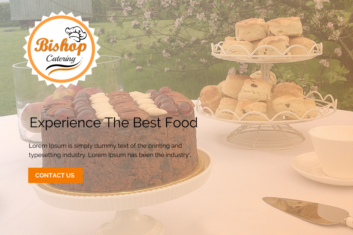 Web-Design von rightway für Bishop''s Catering | Design #6603493