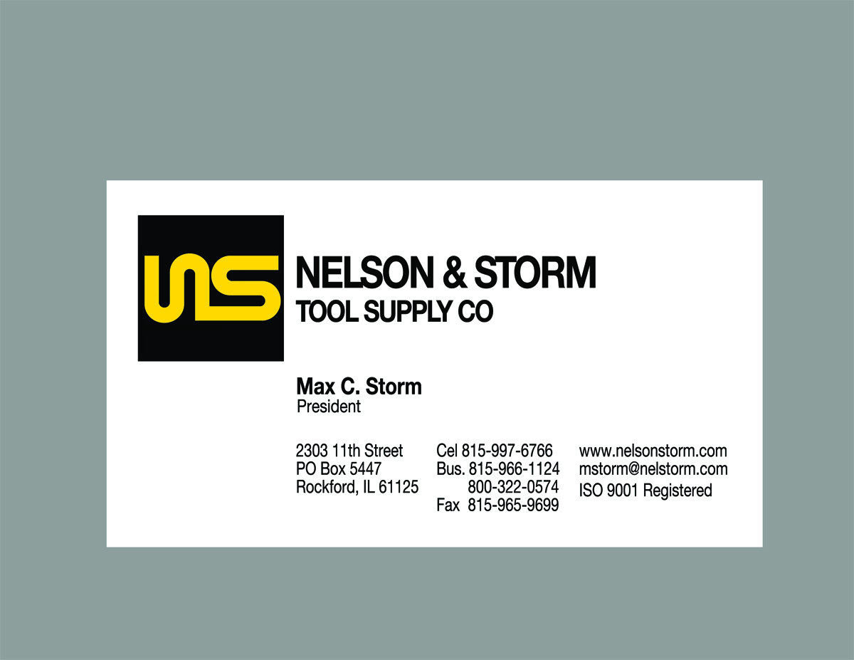 Logo Design by Armando for Nelson & Storm Tool Supply Co. | Design #1713023