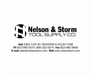 Logo Design by Crest Logo Designs for Nelson & Storm Tool Supply Co. | Design: #1708392