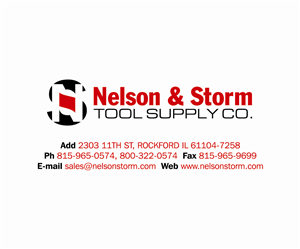 Logo Design by Crest Logo Designs for Nelson & Storm Tool Supply Co. | Design #1708398