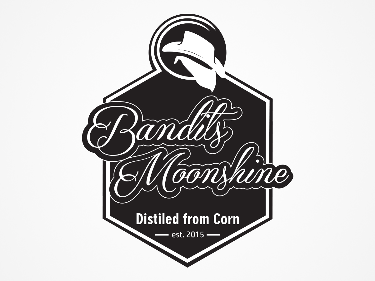 Graphic Design by IulianSz for Bandits Moonshine | Design #6585141