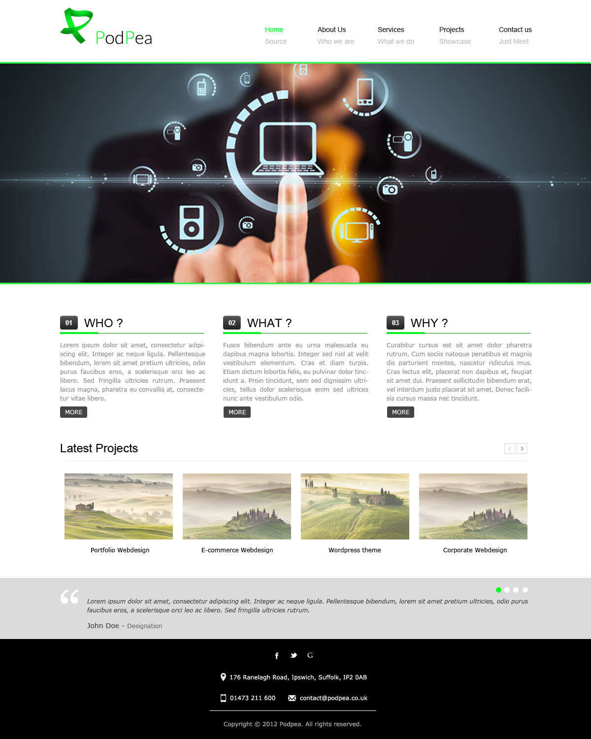 Diseño Web por Tariq Shamim para este proyecto | Diseño #1712312