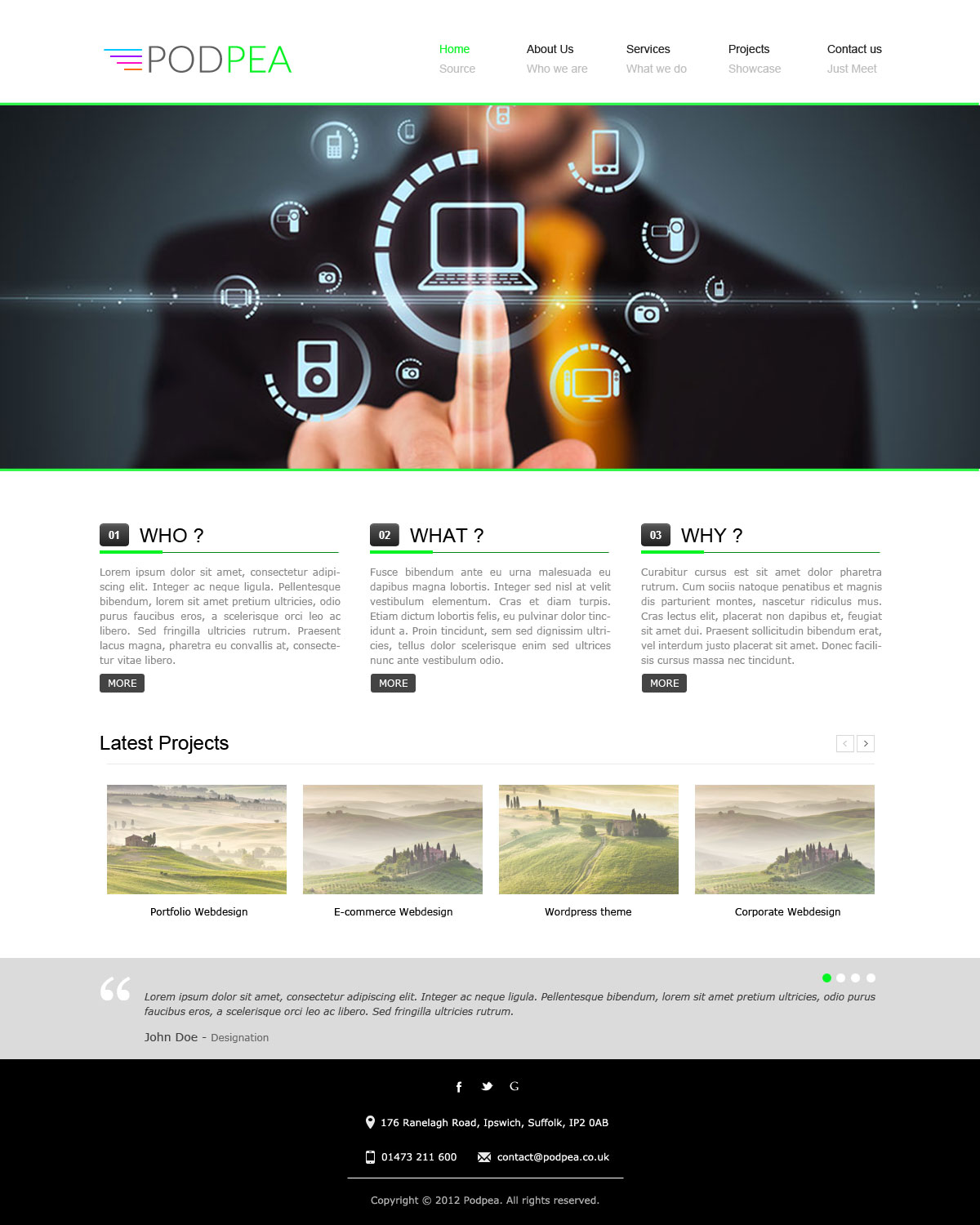 Diseño Web por Tariq Shamim para este proyecto | Diseño #1730949
