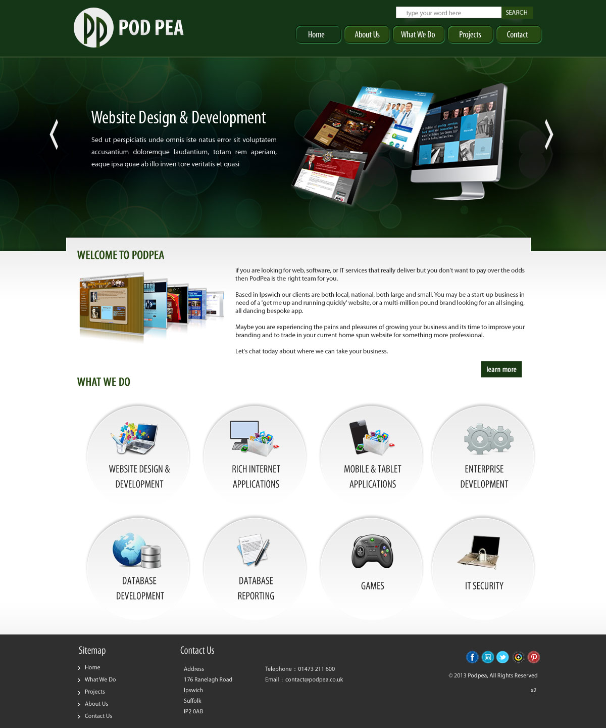Web Design by pb for this project | Design #1708890