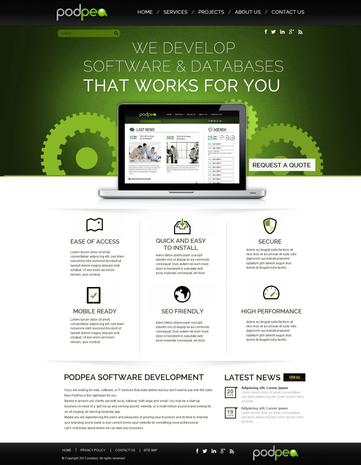 Diseño Web por TechWise para este proyecto | Diseño #1716237