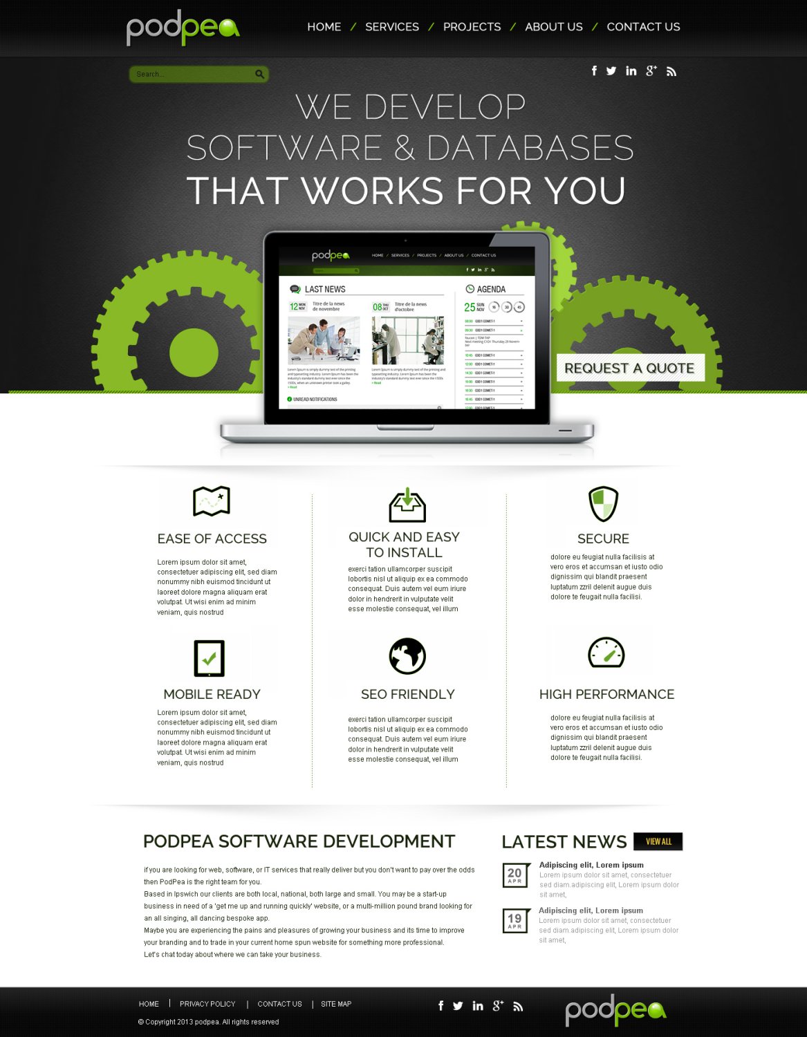 Diseño Web por TechWise para este proyecto | Diseño #1716238