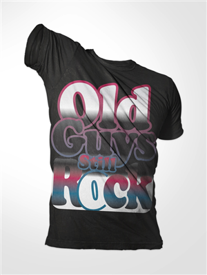 Old Guys Still Rock - Growing old doesn’t mean you’re past it | Diseño de Camiseta por BABLEO