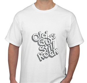 Old Guys Still Rock - Growing old doesn’t mean you’re past it | Diseño de Camiseta por atularts