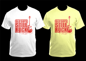 Old Guys Still Rock - Growing old doesn’t mean you’re past it | Design de T-shirt par D'Mono