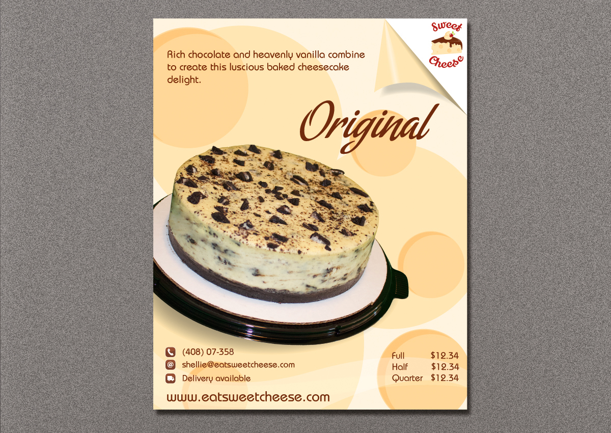Flyer Design by Elen_ka for Sweet Cheese | Design #6565592