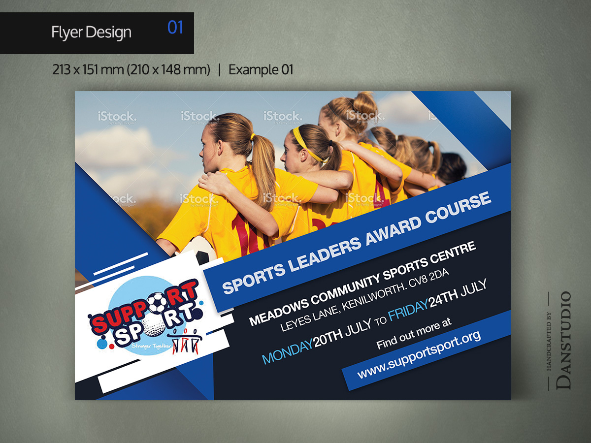 Flyer Design by danstudio for Support Sport | Design #6538222