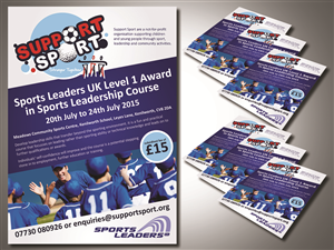 Flyer Design by South Coast Design for Support Sport | Design: #6520350