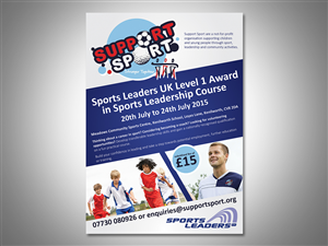 Flyer Design by South Coast Design for Support Sport | Design #6573174
