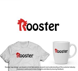 Rooster( fried Chicken & Burgers) | Logo Design by Firstception