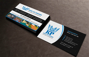 Business Card Design by INDIAN_Ashok for King of Pavers corp | Design: #6512782