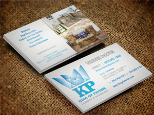 Business Card Design by Lanka Ama for King of Pavers corp | Design: #6512024