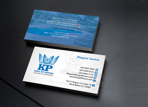 Business Card Design by Creations Box 2015 for King of Pavers corp | Design: #6524616